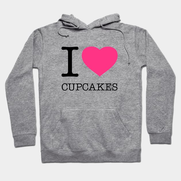 I LOVE CUPCAKES Hoodie by eyesblau